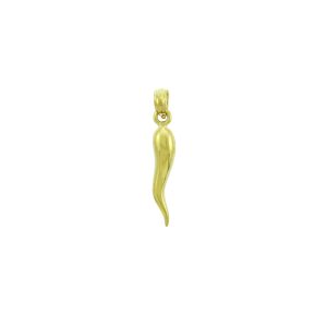 Sleek Horn of Plenty Pendant Necklace in 9ct Gold