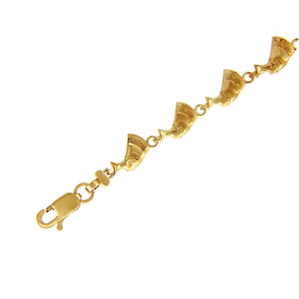 Symbolic Cleopatra Bracelet in 9ct Gold