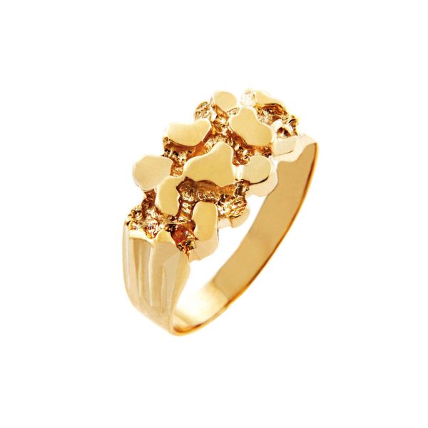 Men's Rock Ring in 9ct Gold