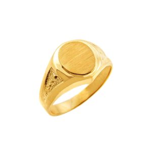 Men's Apollo Signet Ring in 9ct Gold