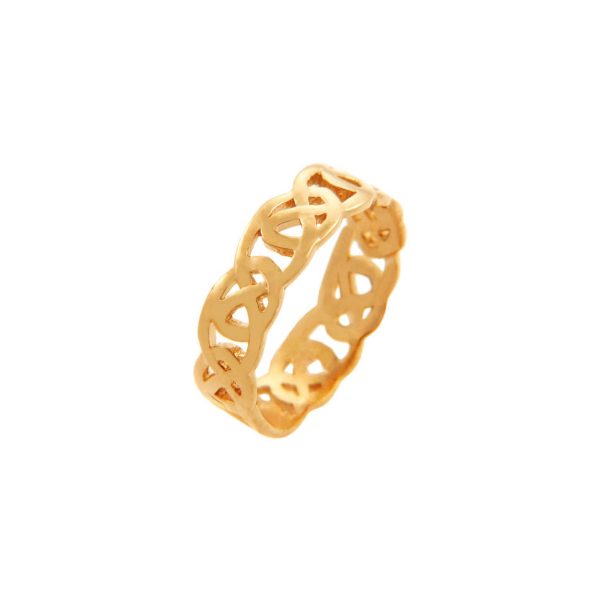 Trinity Knot Ring in 9ct Gold