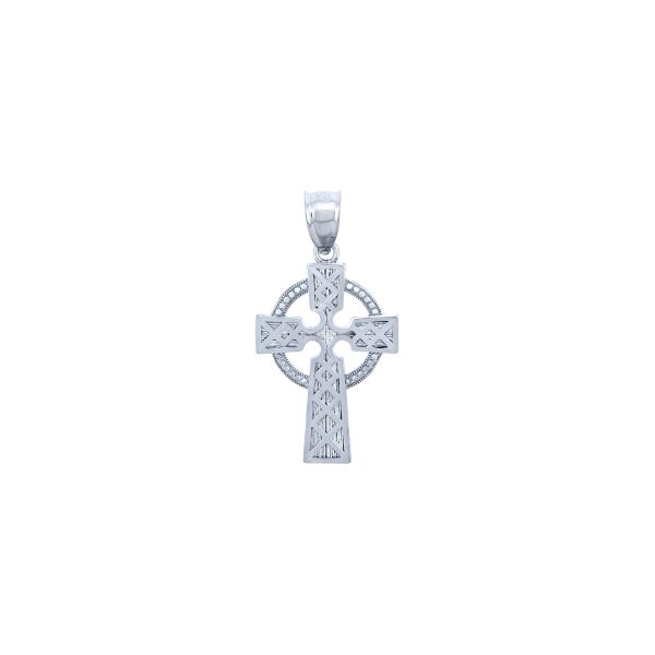 Celtic Irish Pendant Necklace in Sterling Silver