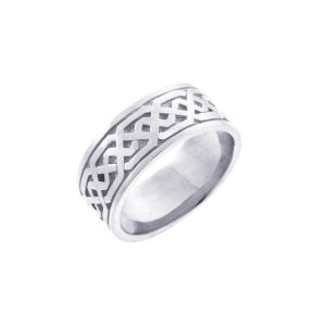 Men's Celtic Knot Ring in Sterling Silver