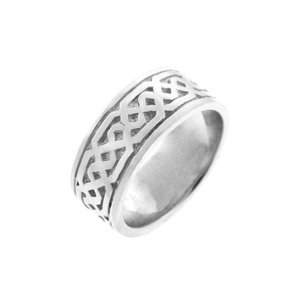 Men's Celtic Knot Ring in Sterling Silver