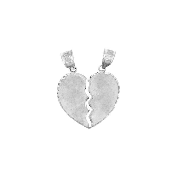 Breakable Heart Pendant Necklace in Sterling Silver