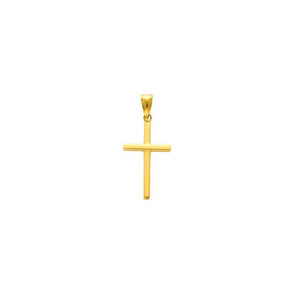 Small Emanation Cross Pendant Necklace in 9ct Gold