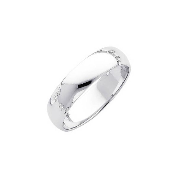 Classic Wedding Ring in 9ct White Gold