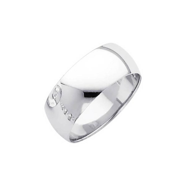 Classic Wedding Ring in 9ct White Gold