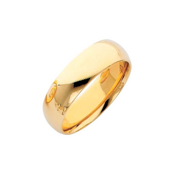 Stackable Classic Comfort Fit Wedding Ring in 9ct Gold