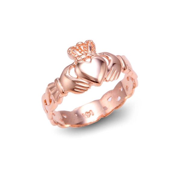 Trinity Band Ring in 9ct Rose Gold