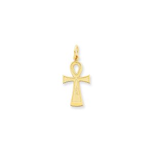 Ankh Cross Pendant Necklace in 9ct Gold