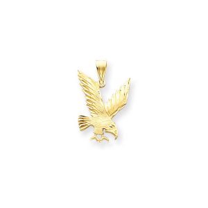 Men's Eagle Charm Pendant Necklace in 9ct Gold