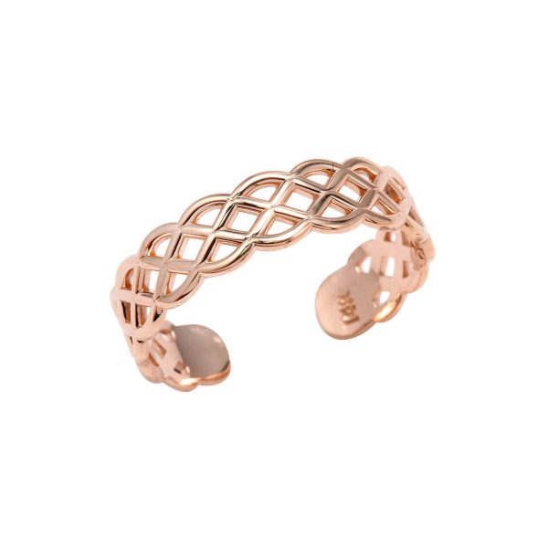 Weave Toe Ring in 9ct Rose Gold