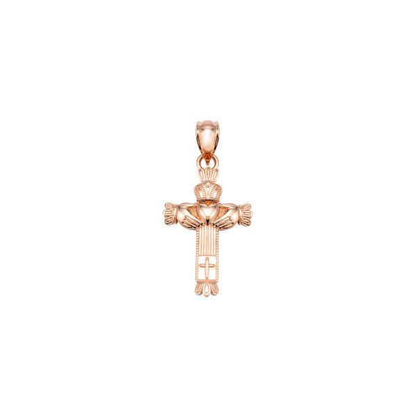 Celtic Pendant Necklace in 9ct Rose Gold