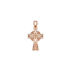 Celtic Small Pendant Necklace in 9ct Rose Gold