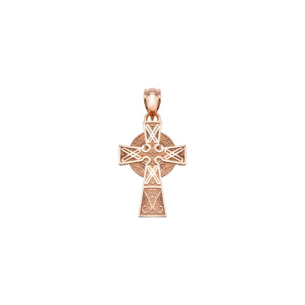 Celtic Small Pendant Necklace in 9ct Rose Gold