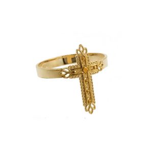 Thorned Cross Ring in 9ct Gold