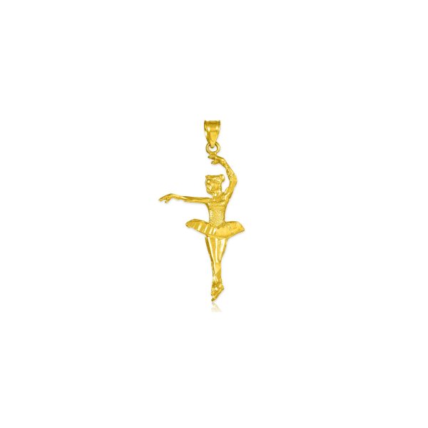 Ballerina Pendant Necklace in 9ct Gold