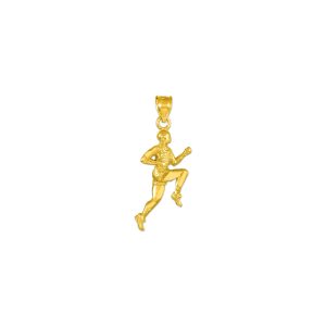 Men's Runner Pendant Necklace in 9ct Gold