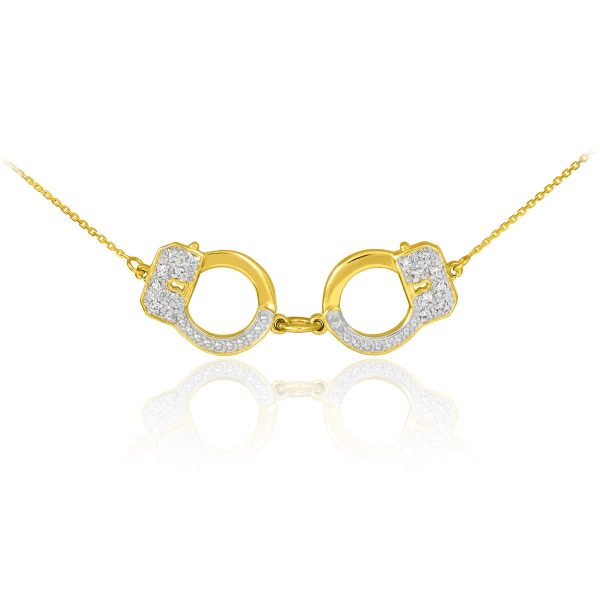 Diamond Locked Away Pendant Necklace in 9ct Gold