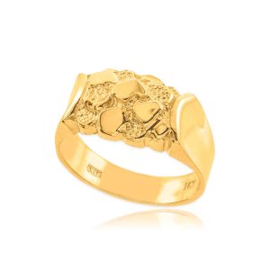 Men's Center Ring in 9ct Gold