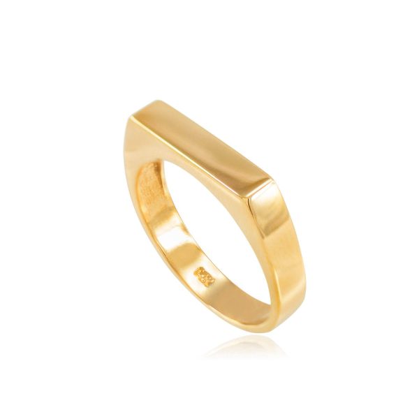 Stackable Signet Ring in 9ct Gold