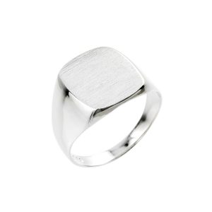 Men's Signet Ring in Sterling Silver