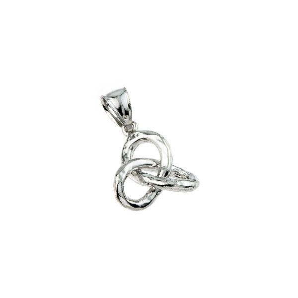 Celtic Trinity Knot Pendant Necklace in Sterling Silver