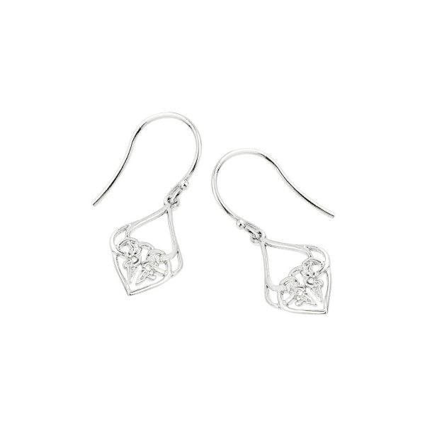 Celtic Knot Earrings in Sterling Silver