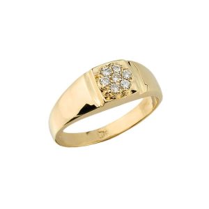 Men's Diamond Wedding Ring in 9ct Gold