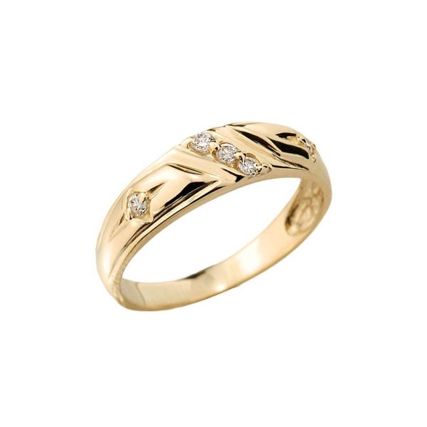 Diamond Wedding Ring in 9ct Gold