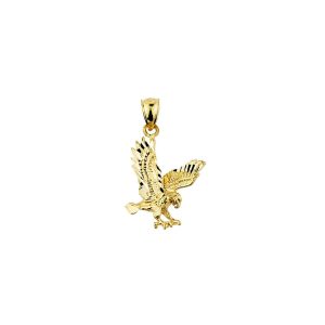 Men's Classic Eagle Charm Pendant Necklace in 9ct Gold