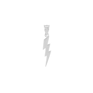 Thunderbolt Pendant Necklace in 9ct White Gold