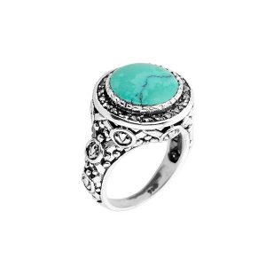 Turquoise Ring in Sterling Silver