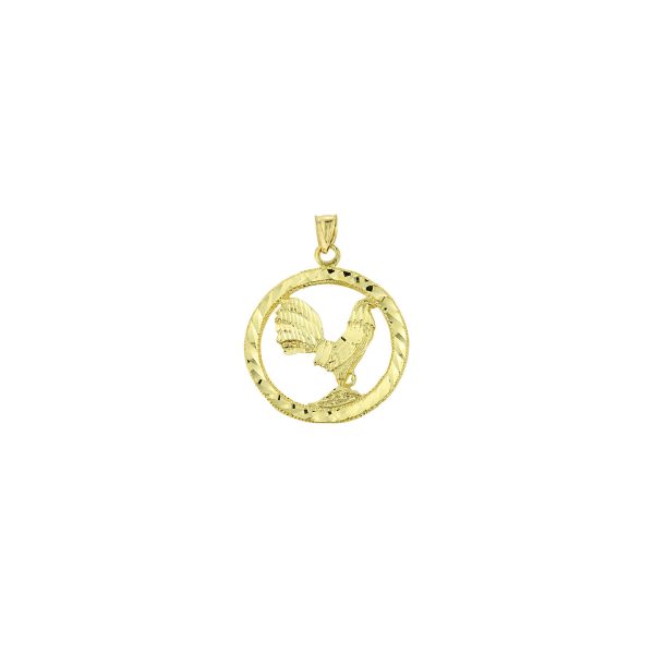 Rooster Pendant Necklace in 9ct Gold