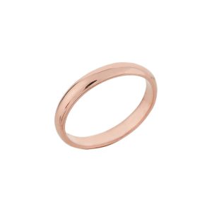 Men's Stackable Classic Wedding Ring in 9ct Rose Gold