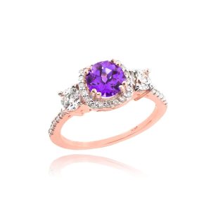 Amethyst Ring in 9ct Gold