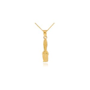 Artist's Pendant Necklace in 9ct Gold