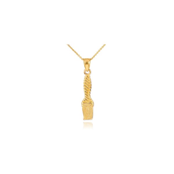 Artist's Pendant Necklace in 9ct Gold