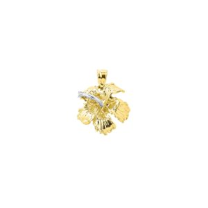 Caribbean Bloom Pendant Necklace in 9ct Gold