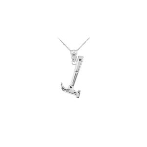 Men's Minimalist Hammer Pendant Necklace in Sterling Silver