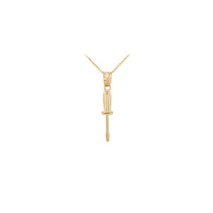 Men's Handy Pendant Necklace in 9ct Gold