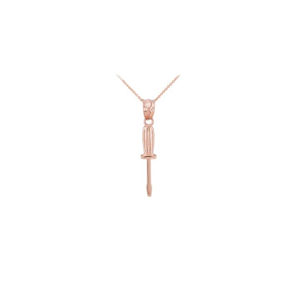 Men's Handy Pendant Necklace in 9ct Rose Gold