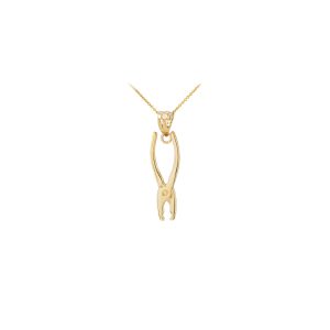 Men's Pliers Pendant Necklace in 9ct Gold