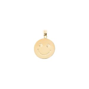 Smiles Medallion Pendant Necklace in 9ct Gold