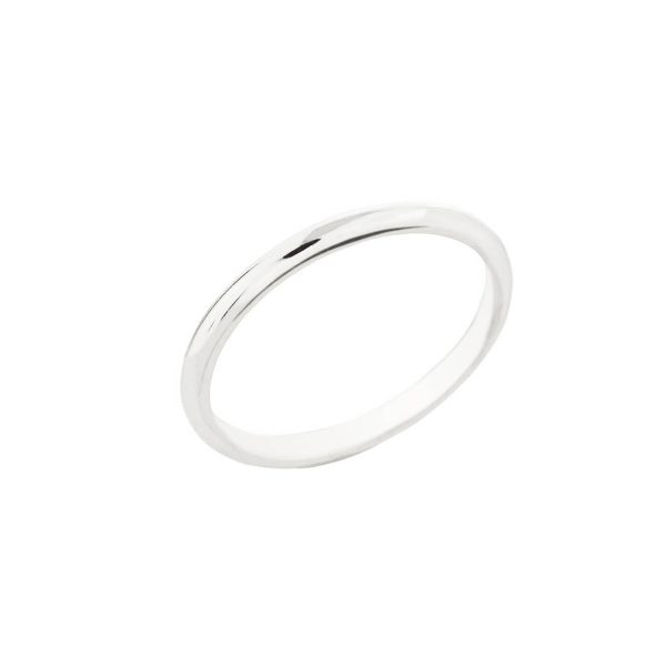 Stackable Classic Thumb Ring in Sterling Silver