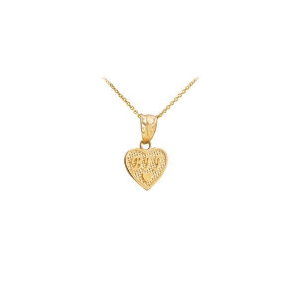 BFF Charm Pendant Necklace in 9ct Gold