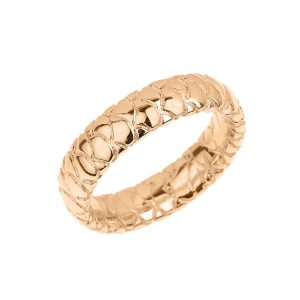 Textured Wedding Ring in 9ct Gold