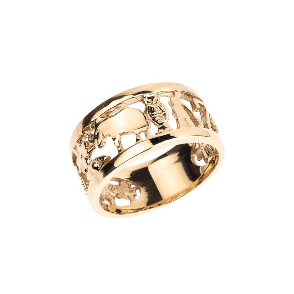 Unisex Lucky Ring in 9ct Gold