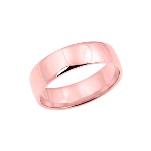 Men's Stackable Comfort Fit Classic Wedding Ring in 9ct Rose Gold